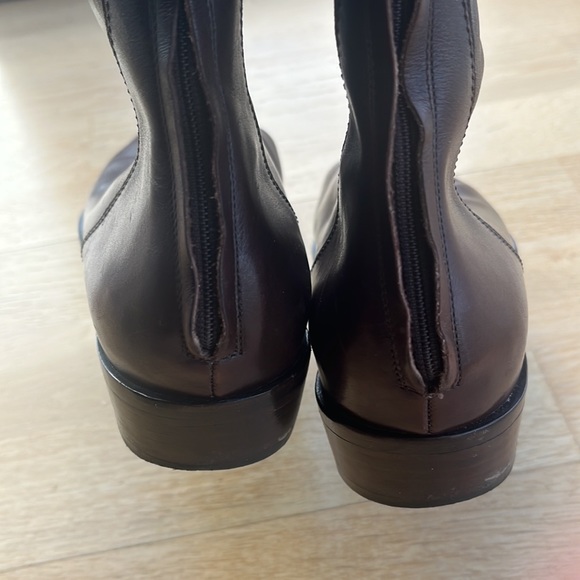 SERGIO ROSSI POINTY TOE RIDING BOOTS - Picture 8 of 15